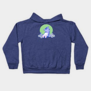 Yittle Kitty by KiniArt Kids Hoodie